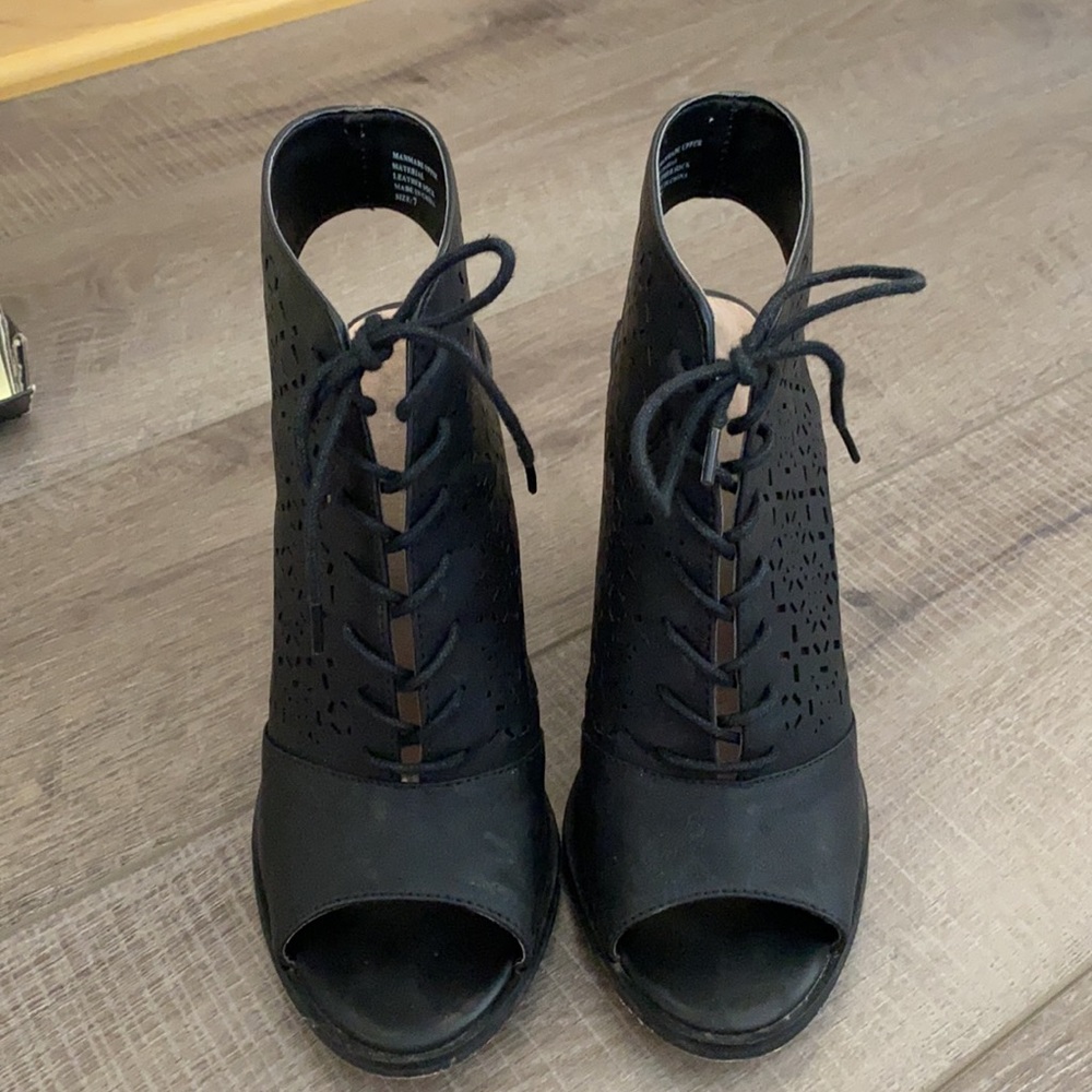 Restricted Webster Peep Toe Bootie